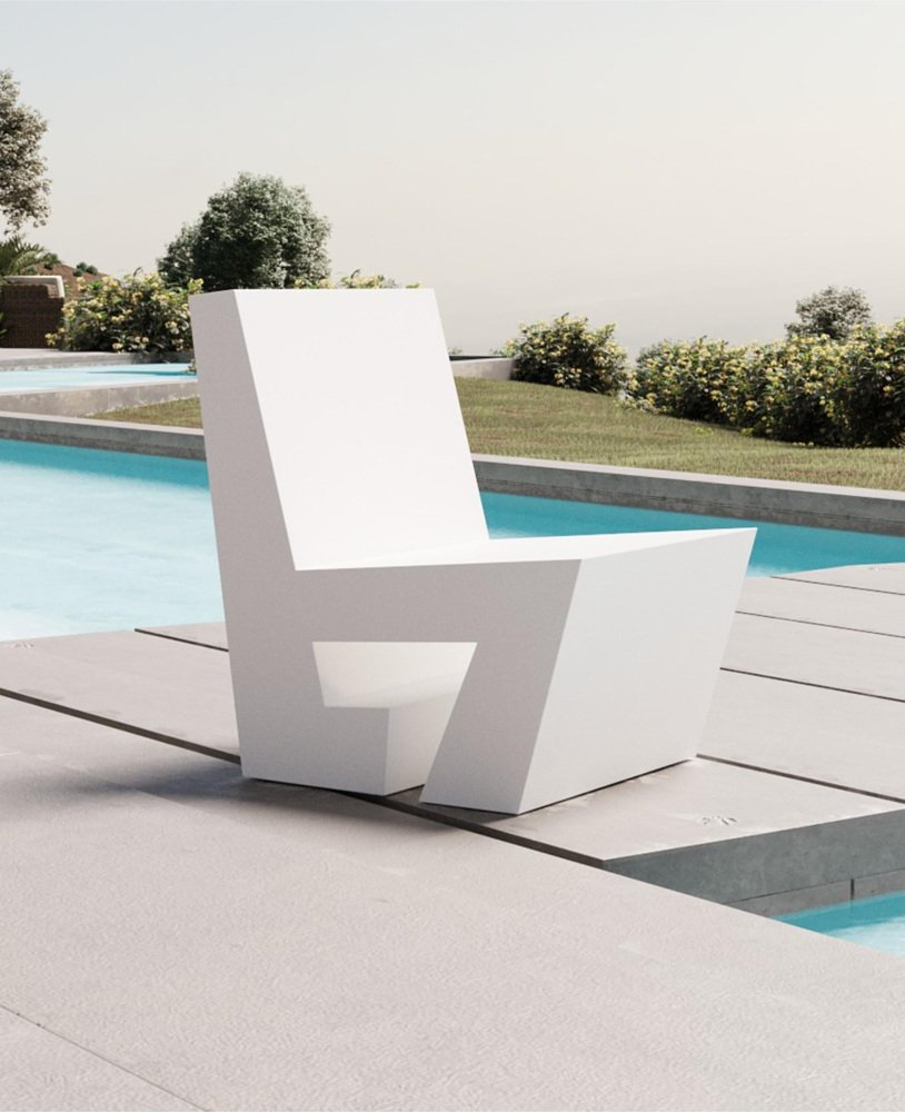 Quarry Outdoor Lounge Chair by Andrea Giomi