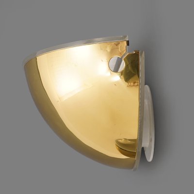 Quarto Brass Wall Lights by Tobia Scarpa for Flos, 1970s, Set of 2-EZ-1771241