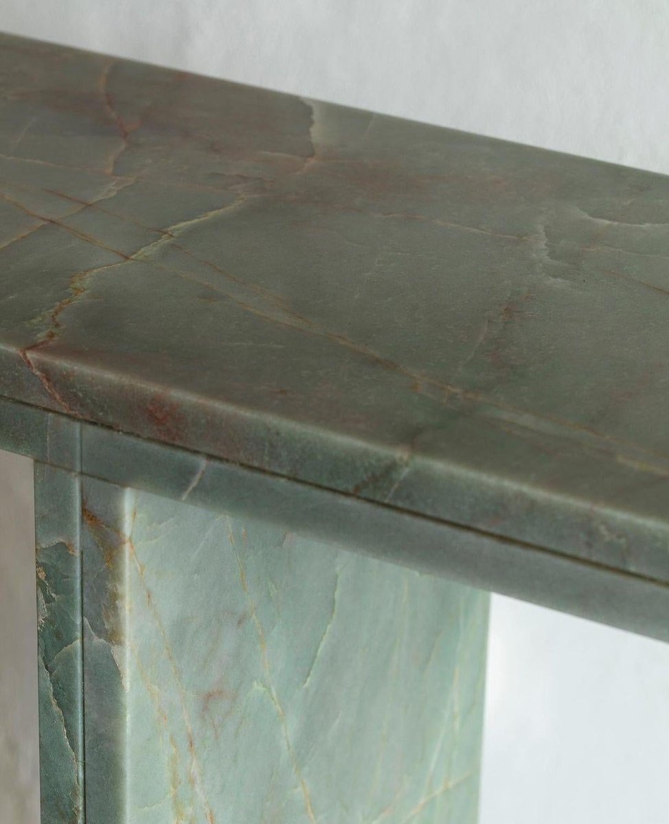 Quartzite Sculptural O Console by Dam Atelier