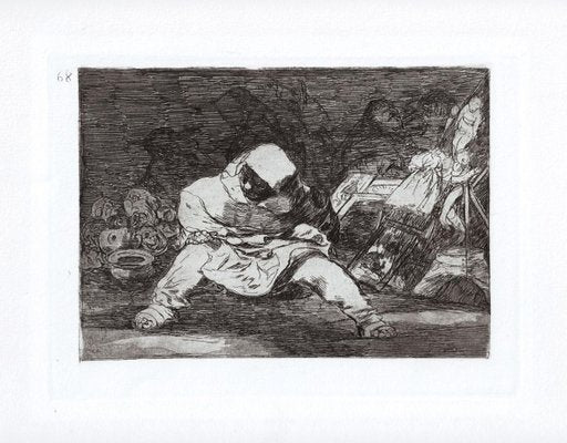 Que Locura - Original Etching by Francisco Goya - 1863 1863-ZCI-761565