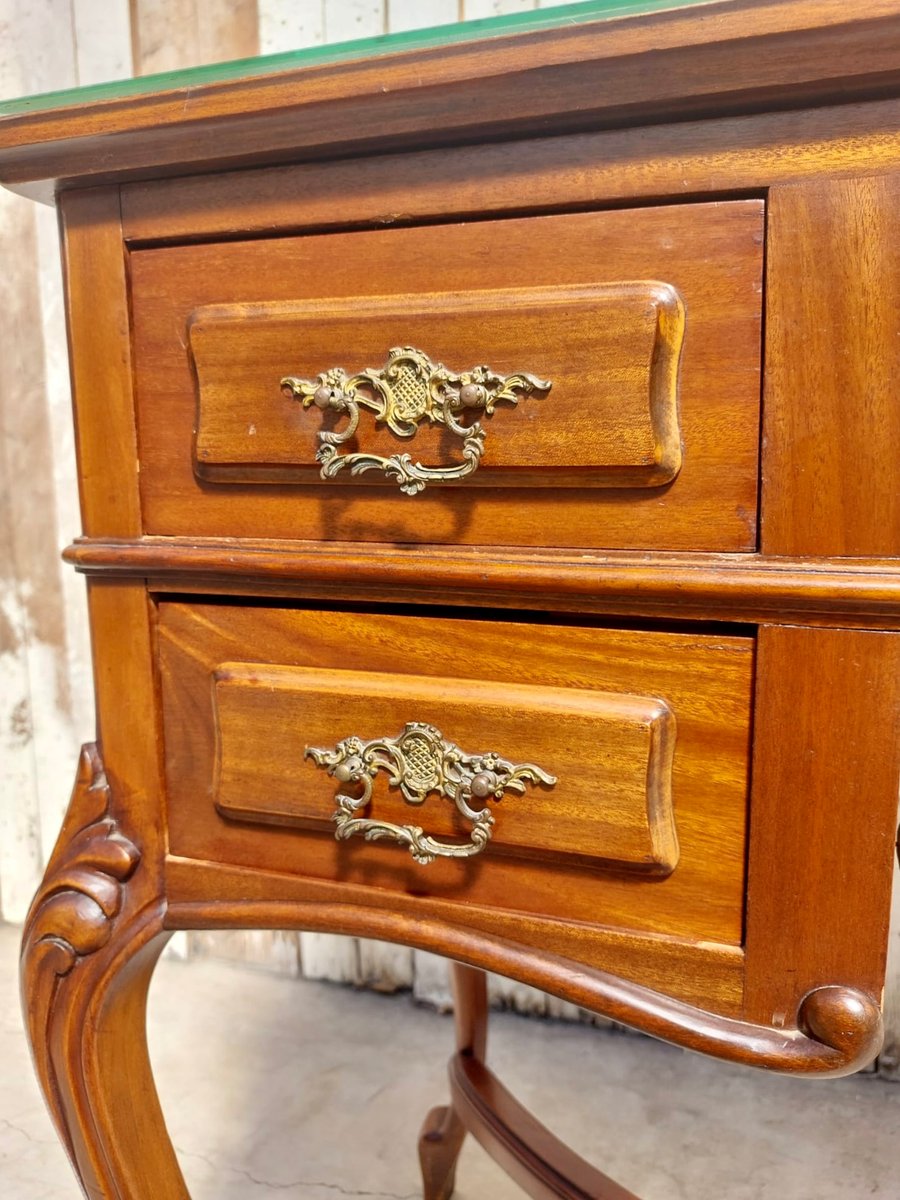 Queen Anne Revival Style Writing Table or Desk, 1960s