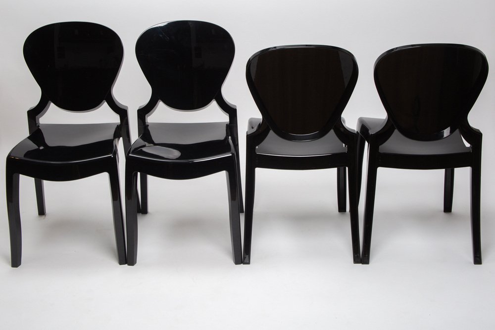 Queen Chairs by Claudio Dondoli & Marco Pocci, Set of 4