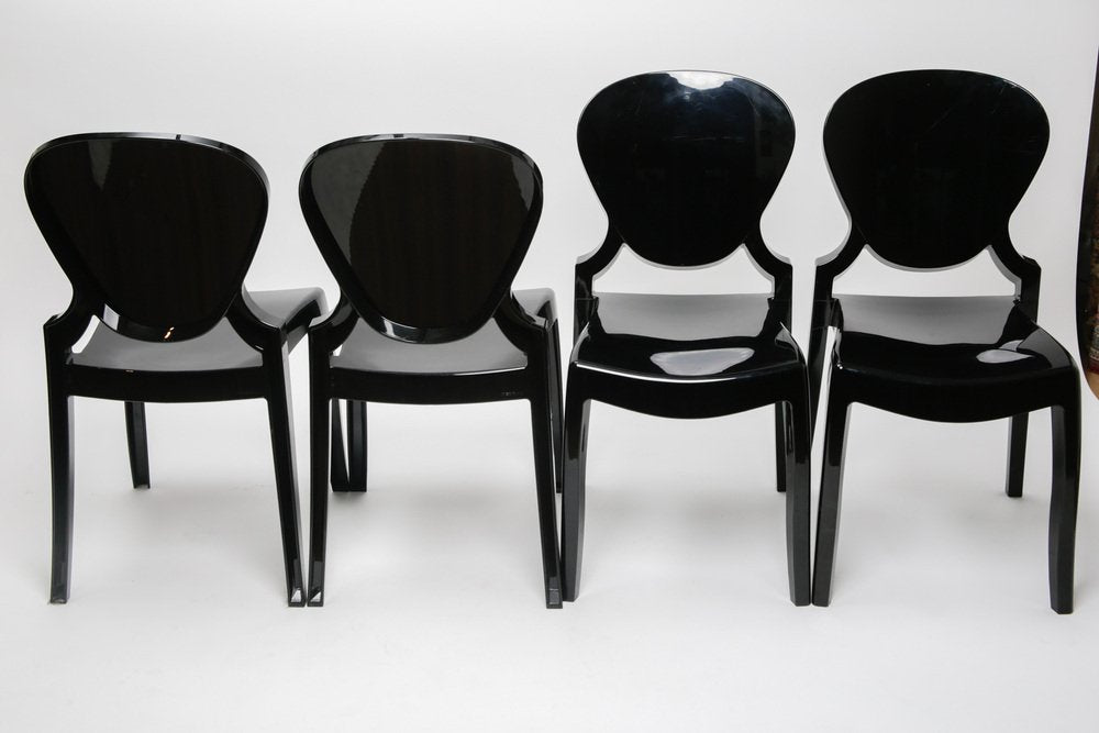 Queen Chairs by Claudio Dondoli & Marco Pocci, Set of 4