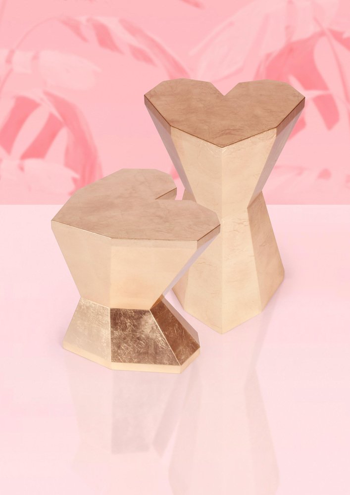 Queen Heart Side Tables by Royal Stranger, Set of 2