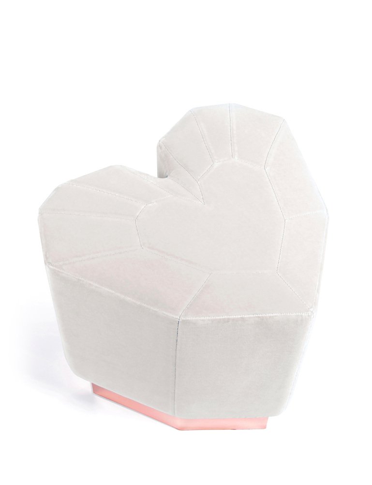 Queen Heart Stool by Royal Stranger