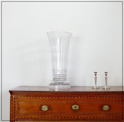 Queensland Clear Crystal Vase from Val Saint Lambert-NYF-2018816