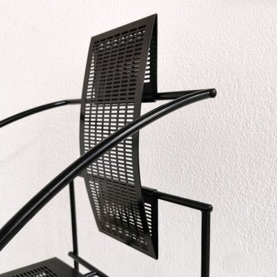 Quinta Armchairs in Metal by Mario Botta for Alias, 1985, Set of 6-PRS-1816891