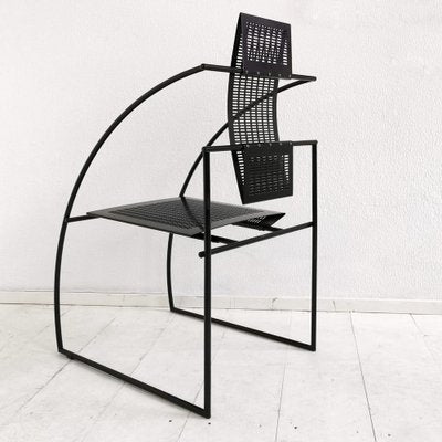 Quinta Armchairs in Metal by Mario Botta for Alias, 1985, Set of 6-PRS-1816891