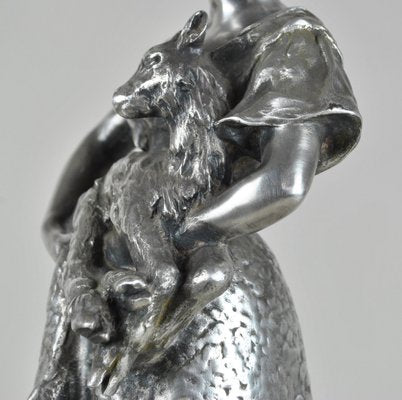 R Rozet, Agricultural Trophy, Early 20th Century, Silvered Christofle Bronze-SYQ-1386854