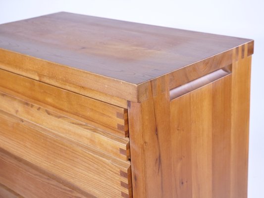 R09A Teak Commode with 5 Drawers by Pierre Chapo, 1960s-LVS-1451086