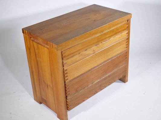 R09A Teak Commode with 5 Drawers by Pierre Chapo, 1960s-LVS-1451086