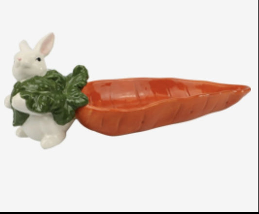 Rabbit with Carrot Container by Hoff interieur