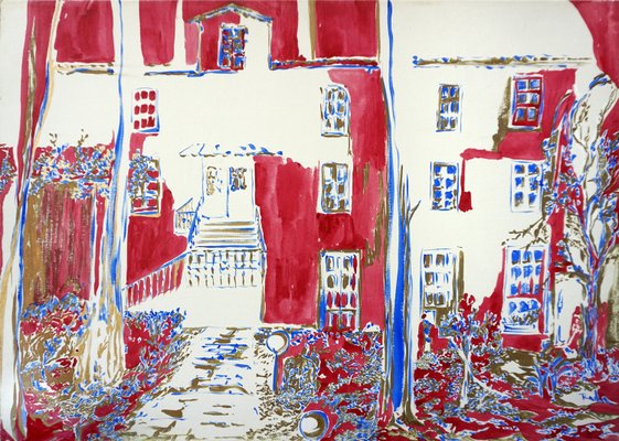 Rada Tzankova, Pelekapina, 2020, Acrylic on Marouflaged Paper on Canvas-CHG-917156