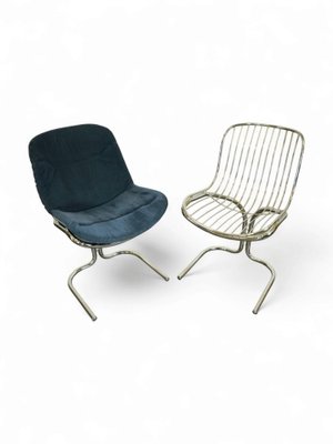 Radiofreccia Chairs attributed to Gastone Rinaldi for Rima, Italy, 1960s, 1970s, Set of 4-WIF-2041253