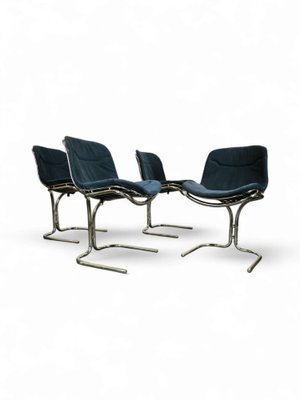 Radiofreccia Chairs attributed to Gastone Rinaldi for Rima, Italy, 1960s, 1970s, Set of 4-WIF-2041253