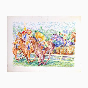 Rae Jockey no. 6 - Original Lithograph y S. Mendjisky - 1970s 1970s-ZCI-755457