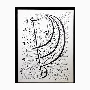 Rafael Alberti, Letter D, Original Lithograph, 1972-ZCI-1178804