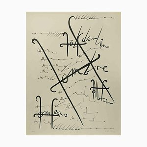 Rafael Alberti, Letter H, Lithograph, 1972-ZCI-2029199