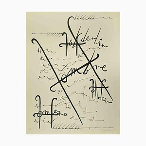 Rafael Alberti, Letter H, Lithograph, 1972-ZCI-2025137