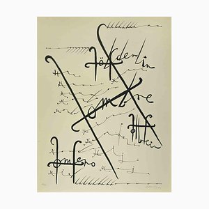 Rafael Alberti, Letter H, Lithograph, 1972-ZCI-2029175