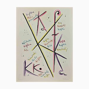 Rafael Alberti, Letter K, Lithograph, 1972-ZCI-1437032