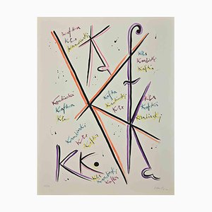 Rafael Alberti, Letter K, Lithograph, 1972-ZCI-1437041