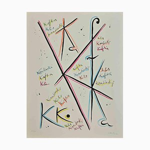 Rafael Alberti, Letter K, Lithograph, 1972-ZCI-1437033