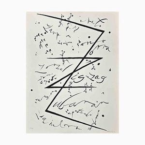 Rafael Alberti, Letter Z, Lithograph, 1972-ZCI-1770201