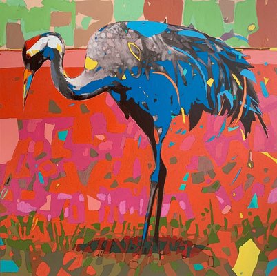 Rafal Gadowski, A Crane 08, 2023, Oil on Canvas-XHG-1787443