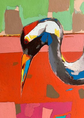 Rafal Gadowski, A Crane 08, 2023, Oil on Canvas-XHG-1787443