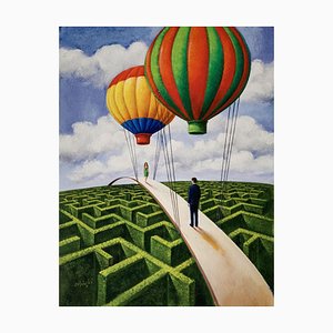 Rafal Olbinski, A Labyrinth, 2020-XHG-927609