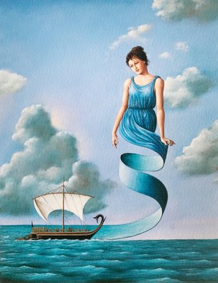 Rafal Olbinski, A Silent Confession, 2020, Giclée Print-XHG-1734042