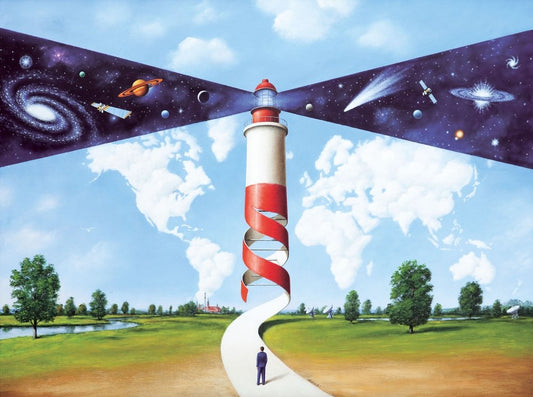 Rafal Olbinski, A Universe, 2020, Giclée Print