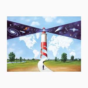 Rafal Olbinski, A Universe, 2020, Giclée Print-XHG-1734130