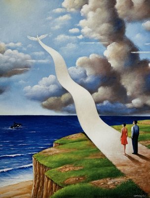 Rafal Olbinski, Conventional Sentiment, 2020, Giclée Print-XHG-1734058