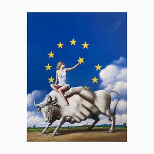 Rafal Olbinski, Europe, 2020, Giclée Print-XHG-1734072