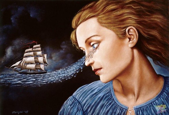 Rafal Olbinski, Flying Dutch, 2021, Giclee Print-XHG-1214531