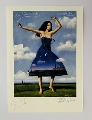 Rafal Olbinski, La Gioconda, 2020, Giclee Print-XHG-1214526