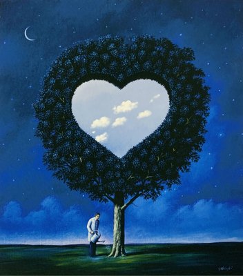 Rafal Olbinski, Own Heaven, 2020, Giclée Print-XHG-1734046