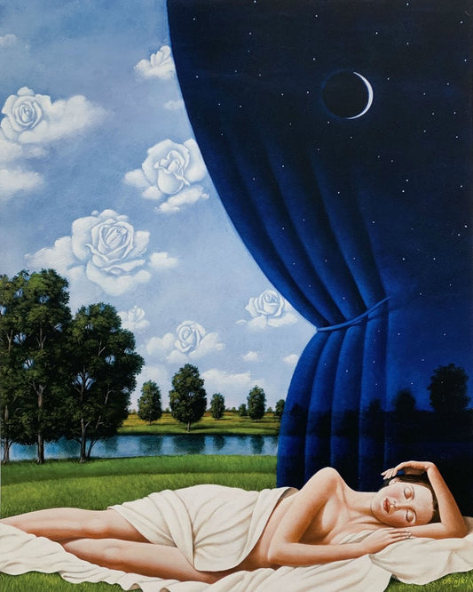 Rafal Olbinski, Tales of Love: A Dream, Giclée Print, 2020