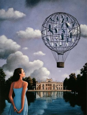 Rafal Olbinski, Warsaw, Palace on The Isle, 2020, Giclee Print-XHG-1214524