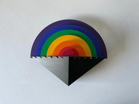 Rainbow Wood Night Lamp by Kiener Zürich, Switzerland, 1980s-RDS-1310737