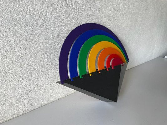 Rainbow Wood Night Lamp by Kiener Zürich, Switzerland, 1980s-RDS-1310737