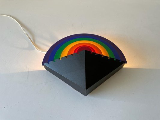 Rainbow Wood Night Lamp by Kiener Zürich, Switzerland, 1980s-RDS-1310737