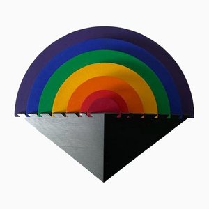 Rainbow Wood Night Lamp by Kiener Zürich, Switzerland, 1980s-RDS-1310737