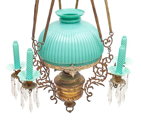 Raise-Lower Suspension Chandelier, 1890s-JCN-2026013