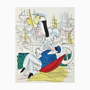 Raoul Dufy, Rest, 1920s, Lithograph-ZCI-1437129