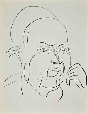 Raoul Dufy, Study for Self-Portrait, Original Lithograph, 1930s-ZCI-1379426