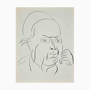 Raoul Dufy, Study for Self-Portrait, Original Lithograph, 1930s-ZCI-1379426