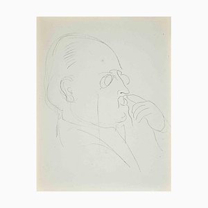 Raoul Dufy, Study for Self-Portrait, Original Lithograph, 1930s-ZCI-1379432